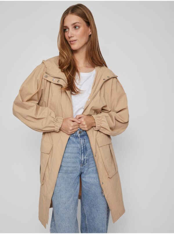 Women's beige parka VILA Siliana - Ladies