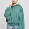 Women's bio oversized terry sweatshirt with a pale liner