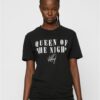 Women's black T-shirt Whitney Queen Of The Night