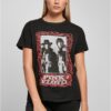 Women's black T-shirt with Pink Floyd logo
