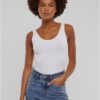Women's bodysuit Organic Tank white