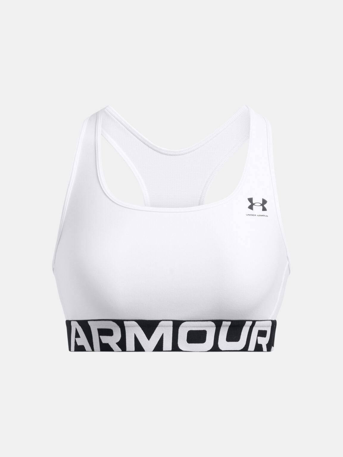 Women's bra Under Armour UA HG Mid Branded-WHT - Women's