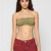 Women's bras Bandeau 2-Pack khaki+khaki