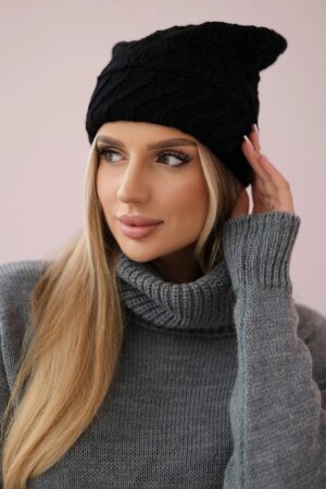 Women's cap Dagmara K332 black