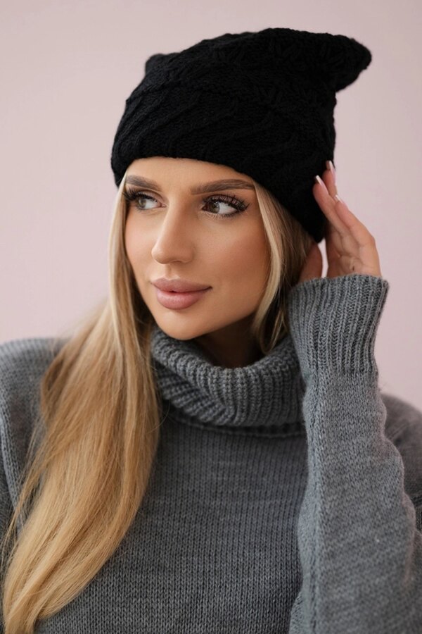 Women's cap Dagmara K332 black
