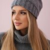 Women's cap Danuta K331 dark gray