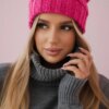 Women's cap Danuta K331 pink