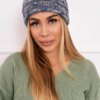 Women's cap Eliza K205 dark gray + jeans