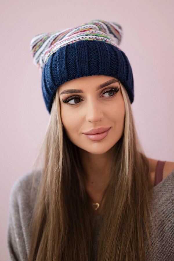 Women's cap Feba K330 dark blue