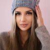 Women's cap Feba K330 dark gray