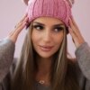 Women's cap Feba K330 dark pink