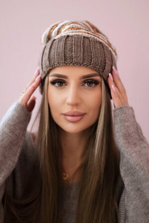 Women's cap Feba K330 mocca
