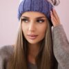 Women's cap Feba K330 purple