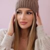 Women's cap Irmina K333 mocca