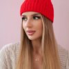 Women's cap Irmina K333 red