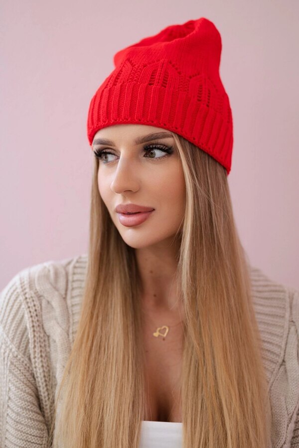 Women's cap Irmina K333 red