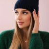 Women's cap Jagoda K344 dark blue