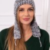 Women's cap Jana K314 black with long ears