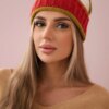 Women's cap Kinga K297 foxy+ light khaki + ecru