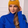 Women's cap Ofelia K349 mustard