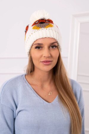 Women's cap Sowa K340 ecru