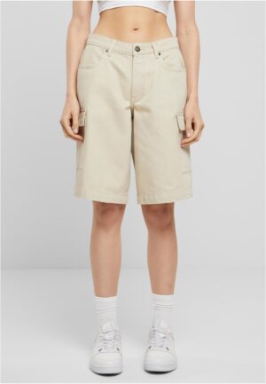 Women's cargo shorts beige