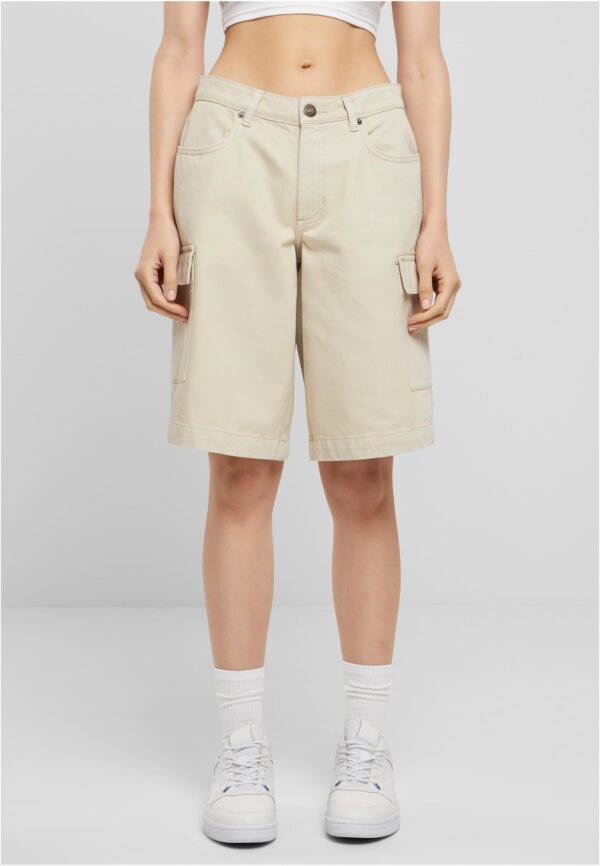 Women's cargo shorts beige
