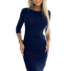 Women's classic dress with a cutout on the back Numoco