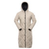 Women's coat nax NAX ZARGA white pepper