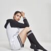 Women's college socks blk/wht