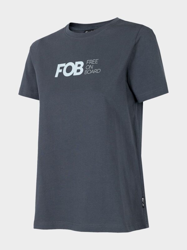 Women's cotton T-shirt 4F