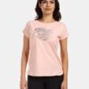 Women's cotton T-shirt Kilpi NELLIM-W Coral