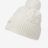 Women's cream merino wool beanie HELLY HANSEN W HOD BEANIE 2.0 - Women