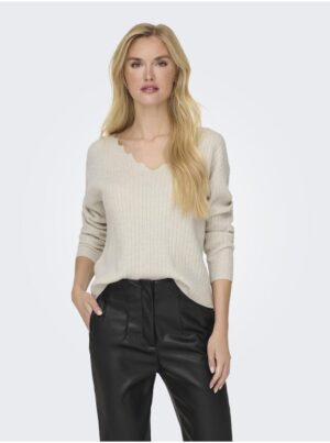 Women's cream sweater ONLY Gabriel - Women Women's cream sweater ONLY Gabriel - Women