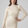 Women's cream sweater VERO MODA Karis - Women