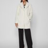 Women's cream winter coat made of faux fur VILA Viebba - Women