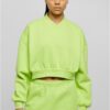 Women's cropped V-neckline in yellow