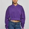 Women's cropped V-neckline realviolet