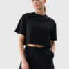 Women's cropped t-shirt 4F