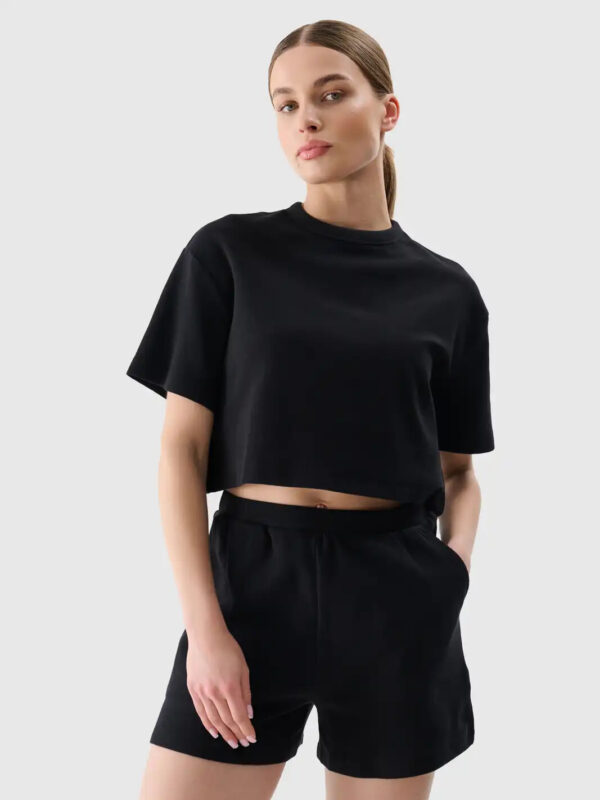 Women's cropped t-shirt 4F