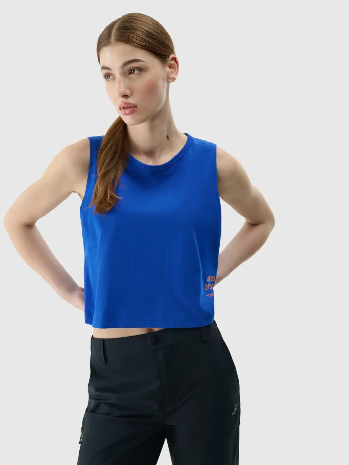 Women's cropped tank top 4F
