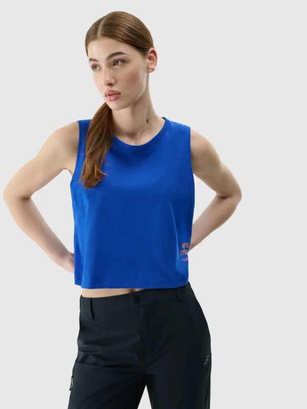 Women's cropped tank top 4F