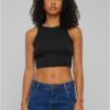 Women's cropped top black