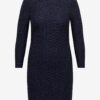 Women's dark blue dress ONLY CARMAKOMA Astra - Women