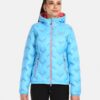 Women's down jacket Kilpi ALBERTA-W Blue