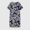 Women's dress MOODO - navy blue