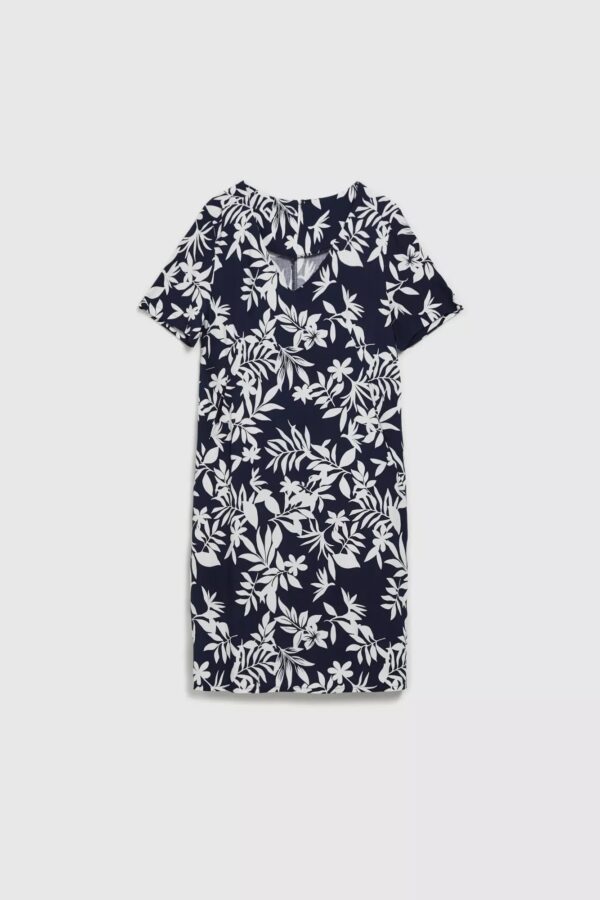 Women's dress MOODO - navy blue