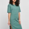 Women's dress with slit green