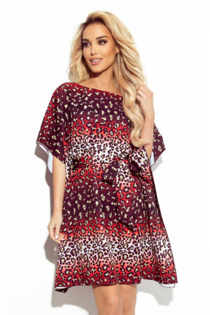 Women's dress with waist tie Numoco
