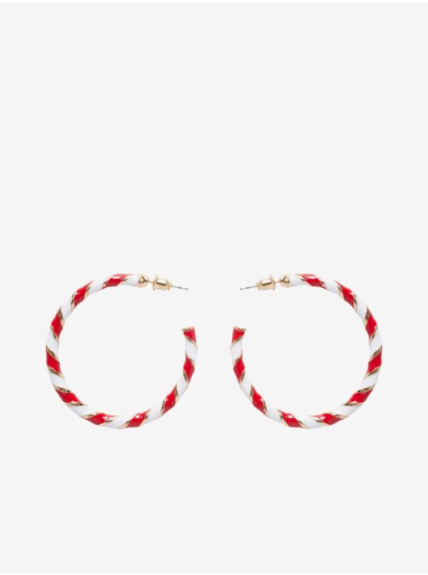 Women's earrings in gold color Pieces Jenny X-Mas - Women